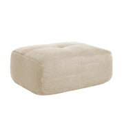 DIVANO MODULARE ANGOLARE In tessuto effetto corduroy Beige
