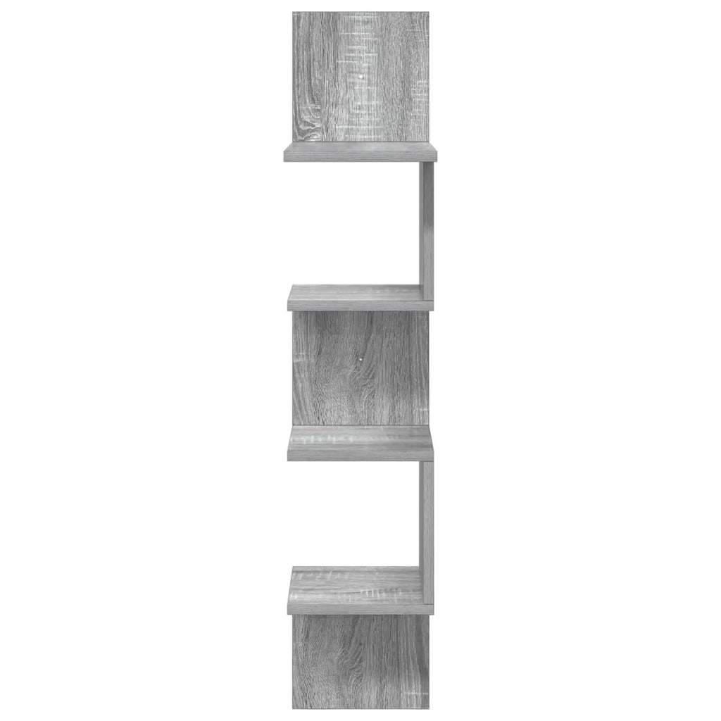 Scaffale da parete A parete Grigio 32 x 21 x 107 cm 8012137