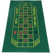 Trade Shop - Tappeto Da Tavolo Verde Feltro Per Roulette Gioco Pallina Casino Games -
