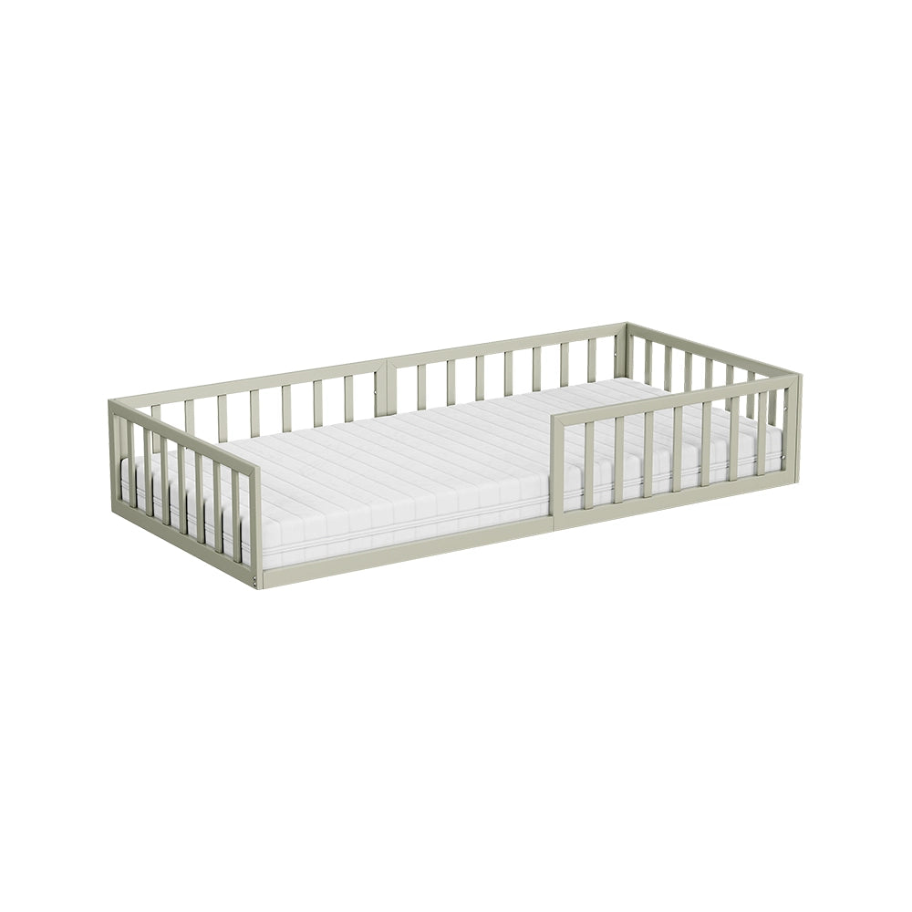 Vitalispa Letto per bambini Grigio 90x200 con materasso