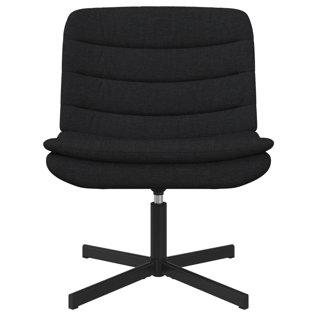 Sedia Girevole Nera Poliestere Standard Girevole