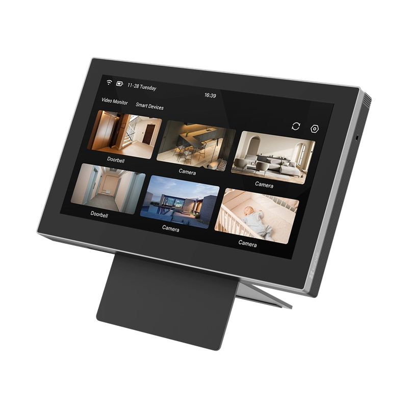 EZVIZ SD7 Schermo Intelligente Senza Fili. Touch Screen IPS da 7" Pollici. Integrazione Intelligente con Dispositivi EZVIZ. Audio Bidirezionale. Wi-Fi 2.4 GHz. Installazione Facile