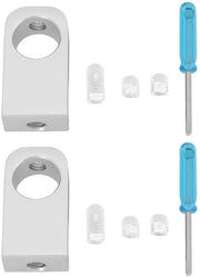 Sostegno per tubi - Materiale: Alluminio - 2 Viti - Distanza di serraggio 11 mm - Diametro 14,5 mm - Installazione facile - Supporto stabile - Fermo tubi per acquario