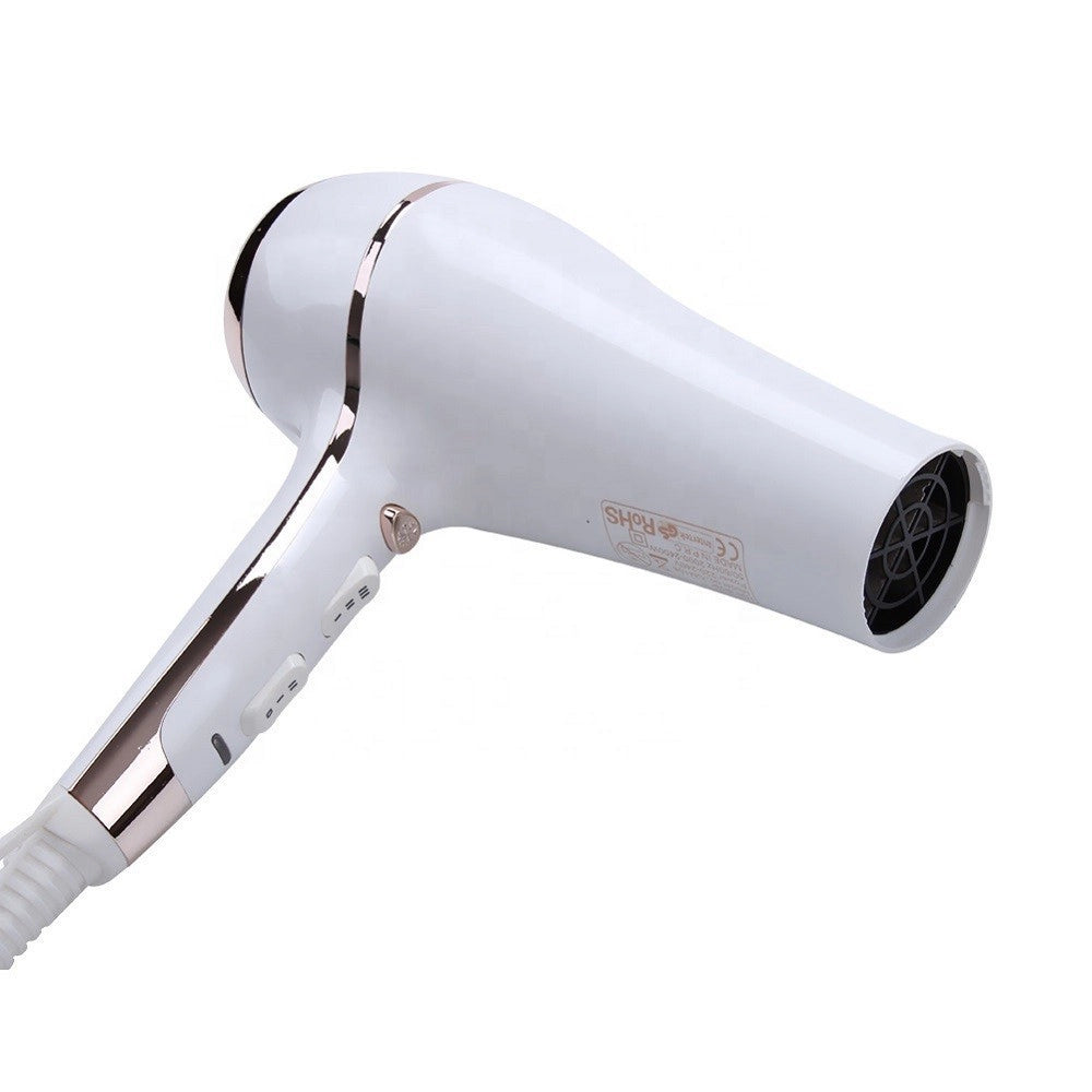 Trade Shop - Asciugacapelli Professionale 2400 W Phon Per Salone 3 Velocità Beccuccio Gm-108 -