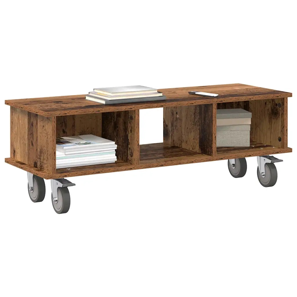 Supporto TV-Credenza per TV-Mobile TV Legno vecchio 100 x 35 x 35 cm Legno multistrato