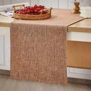 Tavolo da pranzo in stile boemo rurale - 33x275cm tavolo da pranzo in lino - tavolo da pranzo a mano - adatto per sala da pranzo, tavolo da salotto, cucina