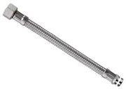 FLESSIBILE INOX PARIGI M3/8 - F1/2 FLEXCORE- - M 3/8 F 1/2 cm.25 - 5 pezzi PARIGI