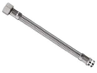 FLESSIBILE INOX PARIGI M3/8 - F1/2 FLEXCORE- - M 3/8 F 1/2 cm.25 - 5 pezzi PARIGI