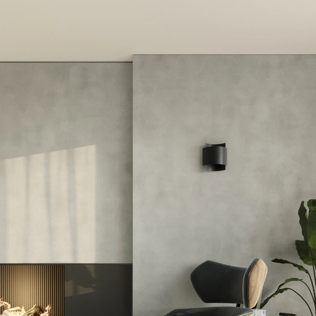 Applique FORGIO nera in metallo 1xG9 IP20 Pure Lume