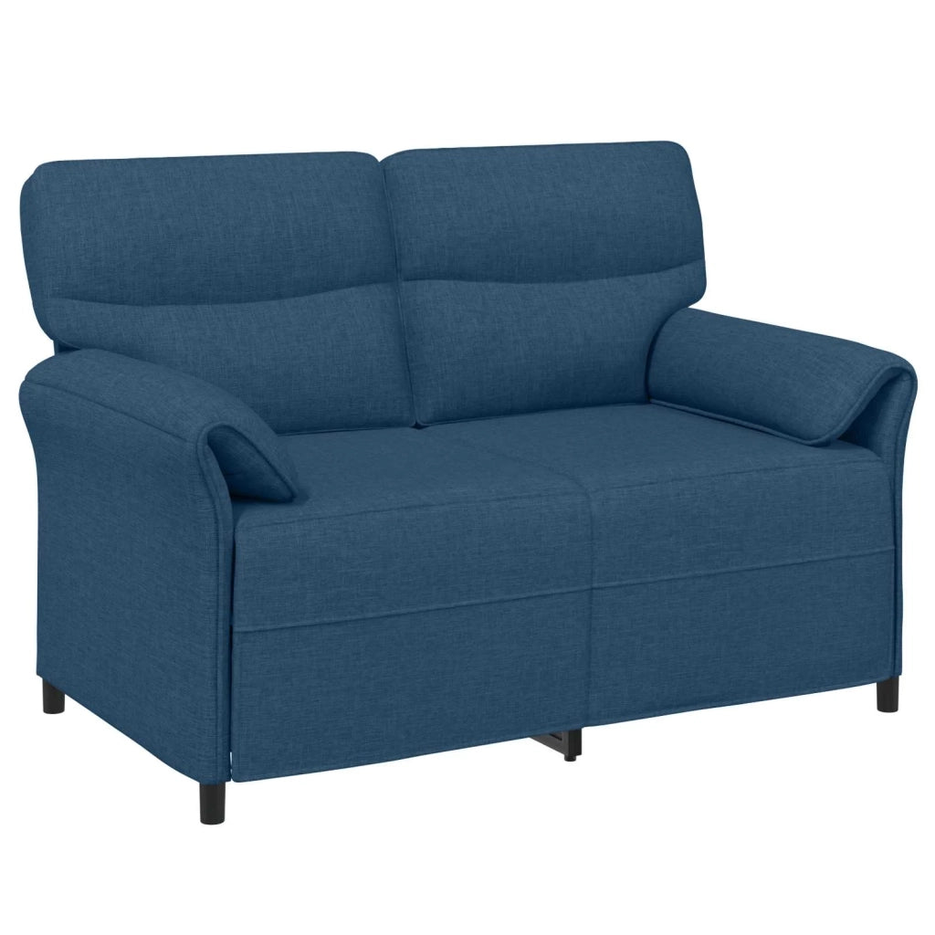 Set di divani 2 pz Blu Tessuto 3424851