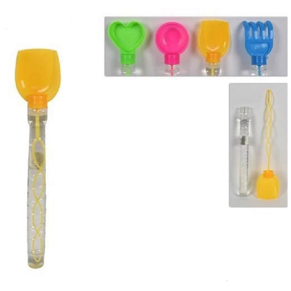 Trade Shop - Set 2 Pz Bolle Di Sapone Forma Di Accessori Mare Gioco Divertimento Bambini 33cm -