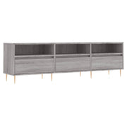 Mobile TV multimediale scaffale TV mobile TV sala da pranzo soggiorno camera da letto Sonoma 150 x 30 x 44,5 cm legno ingegnerizzato grigio 02_0028398