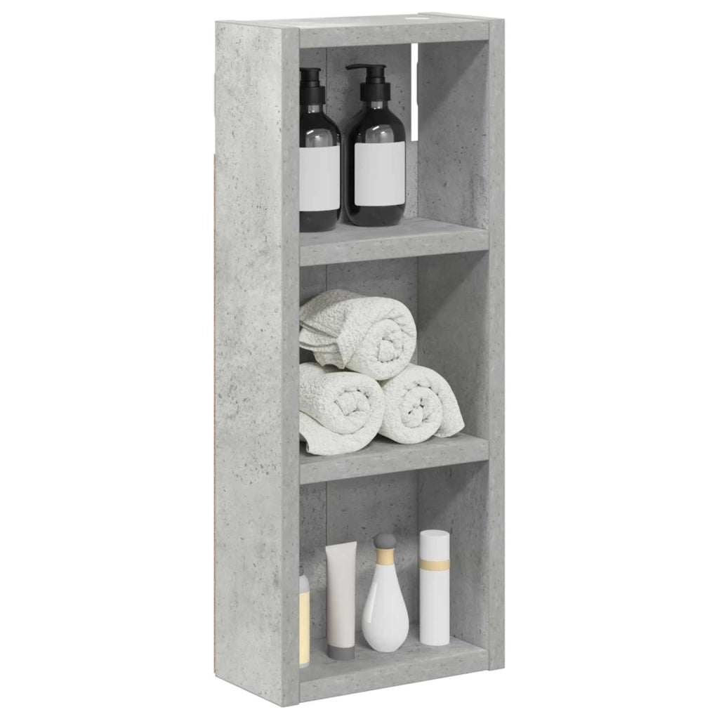 Armadio da bagno a muro Grigio Cemento 20 x 10 x 50 cm 889282