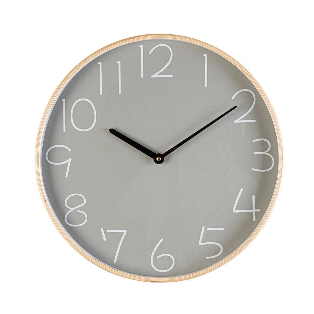 Orologio da Parete Rotondo in Legno Stile Nordico 41 cm - BRILLO