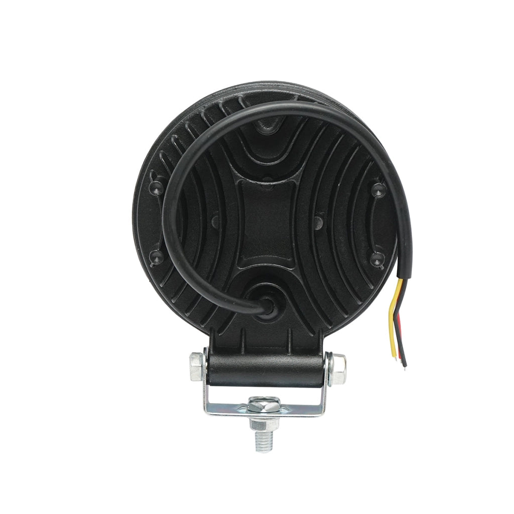 Proiettore rotondo LED-SMD, 10-30V, 72W, 113x132x30mm, Breckner Germany.