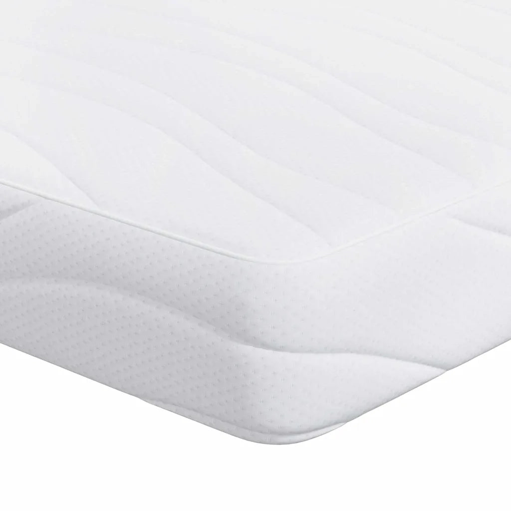 Materasso-Materasso per letto Bianco 140 x 200 cm Tessuto Jacquard 487412