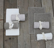 Asciugamani da Bagno Cotone Shabby Chic Beige Panna Eleganti Blanc Mariclò Colori: Perla
