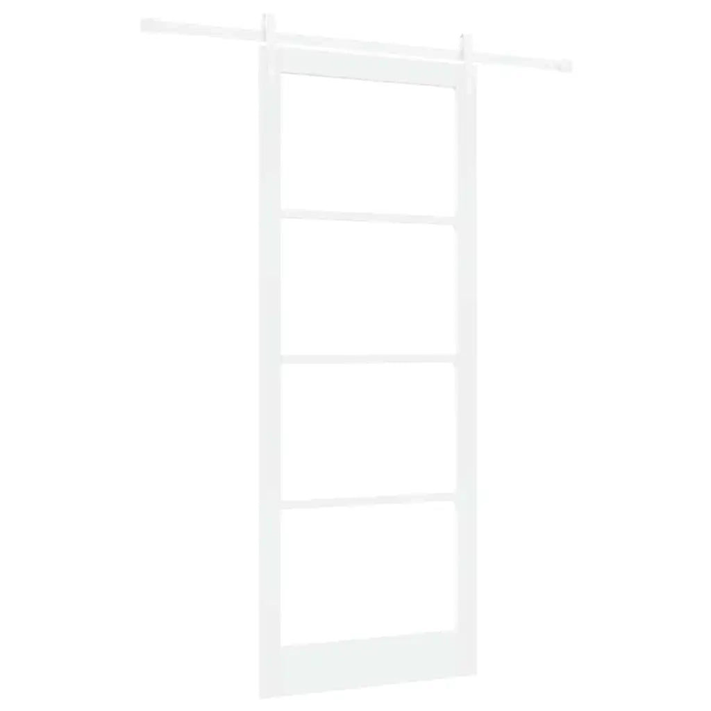 Porta Scorrevole Bianco 93 x 232 cm Legno e metallo 3332376