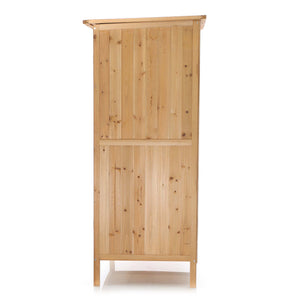 Armadio da giardino a un'anta in legno Capanno degli attrezzi per esterno 92 x 57 x 154 cm