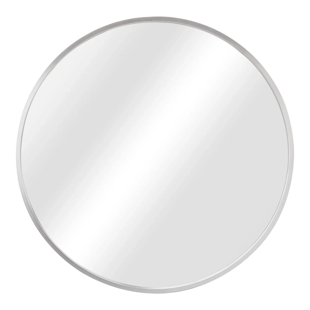 Specchio da parete rotondo diametro 50 cm argento 03_0007915