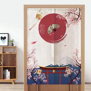 Tende di ingresso 85x120 cm - Oscuranti - Stile Giapponese - Design Vintage - Poliestere di Alta Qualità - Duraturo e Comodo - Tende di ingresso