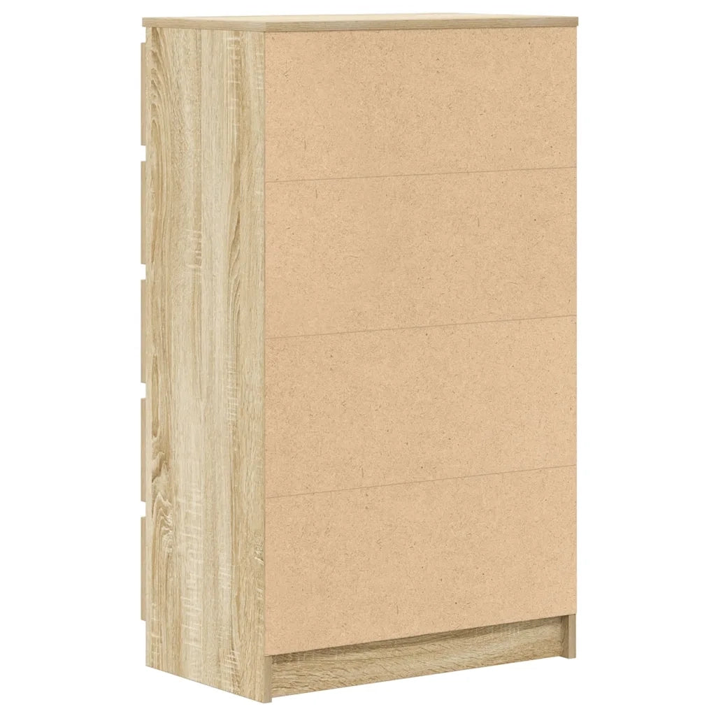 Cassettiera Rovere Sonoma 60x36x103 cm in Legno Multistrato 823019