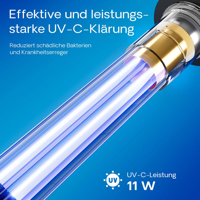 Filtro UV per fontana CUF-4800 4500 l/h Prevalenza 4 m Lampada UVC 11 W