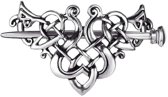 Clip per capelli con chiusura a nodi celtici - accessorio per capelli per donne e ragazze - robusto e duraturo - tocco elegante - clip per capelli