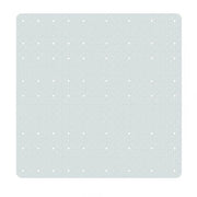 Trade Shop - Tappeto Bianco Tappetino Pvc Antiscivolo Per Vasca Bagno Doccia 52 X 52 Cm 79762 -