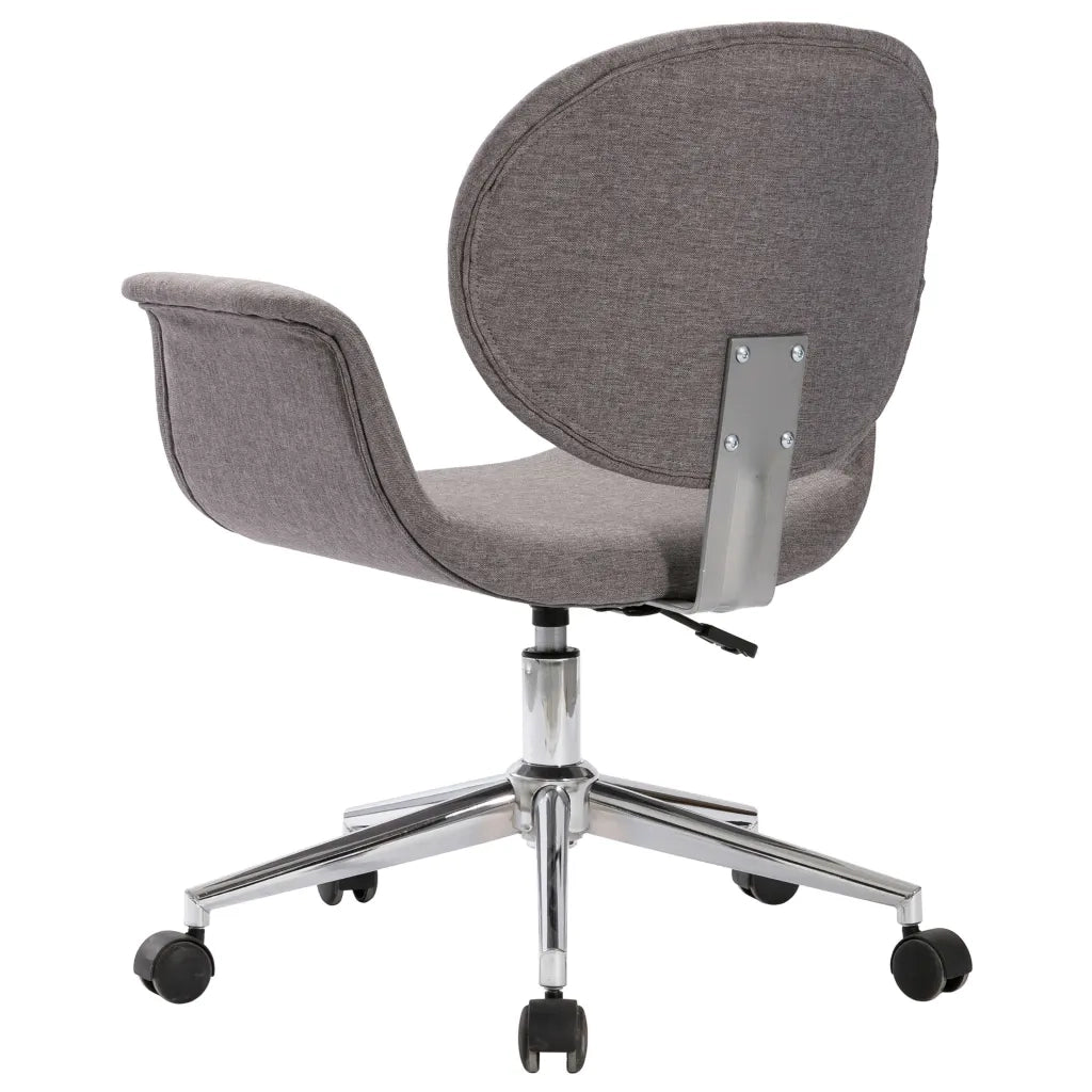 Sedia da Ufficio Girevole Grigia in Tessuto cod mxl 16746