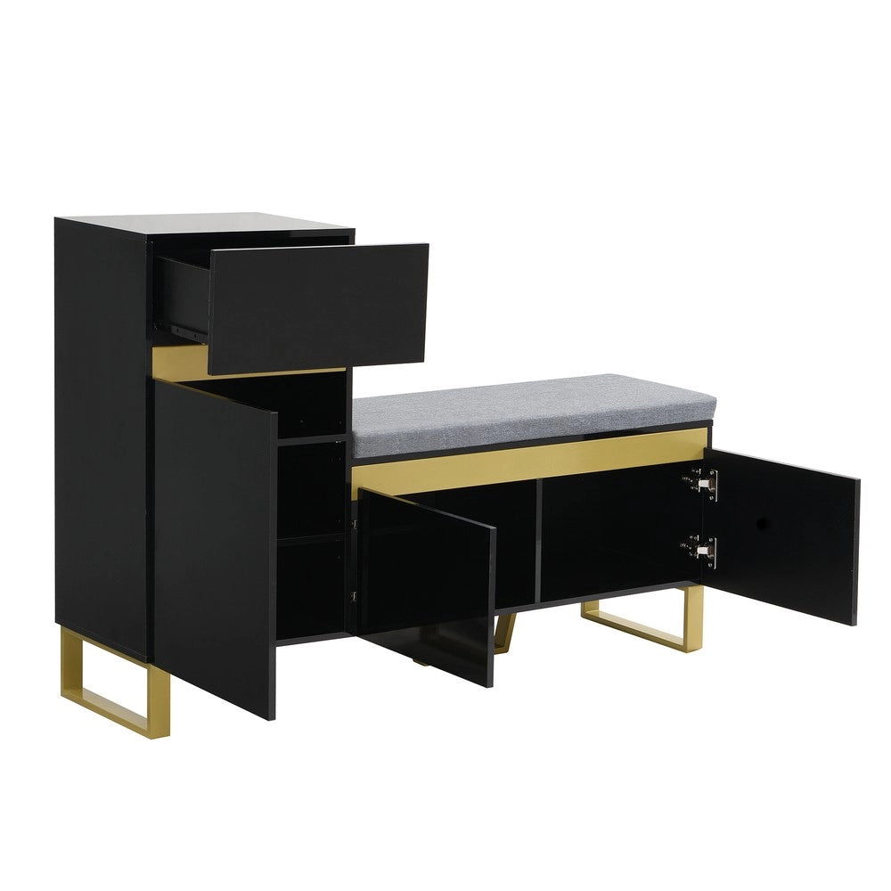 Scarpiera con Cassetti e Ante per Ingresso ¨C MINIMAL ¨C Legno, Multiripiano