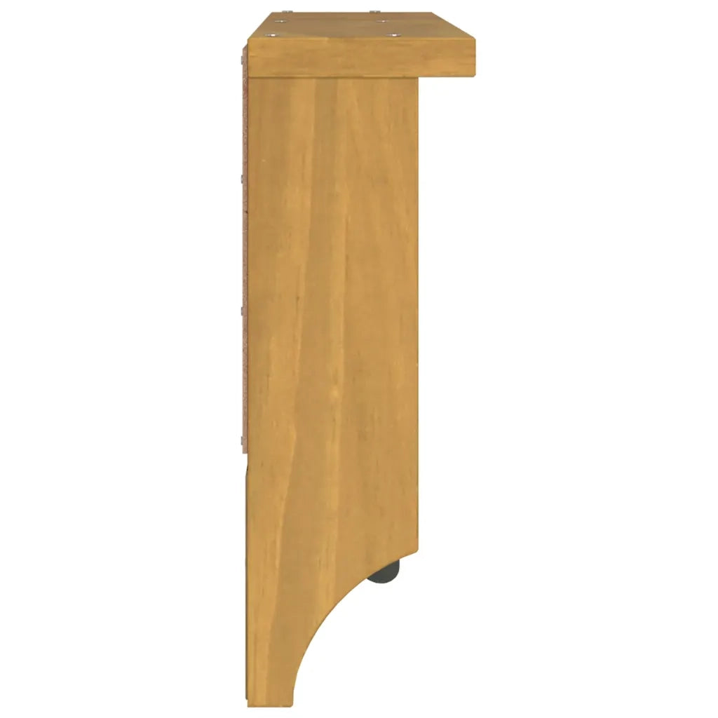 Appendiabiti da Parete SANDNES 87x12x35 cm in Legno di Pino CFW5011379