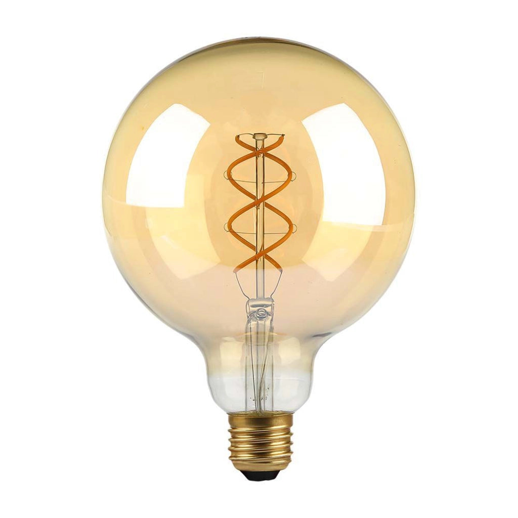 5W G125 Bulb filamento 1800k vetro ambra
