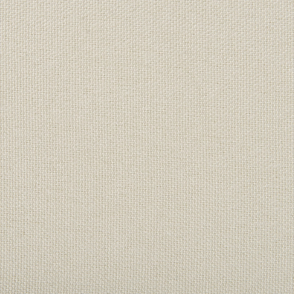 Divano a 3 posti Tessuto beige chiaro Morbido Nubby Gambe in metallo Bordi decorativi neri Stile retro Glam Art Decor