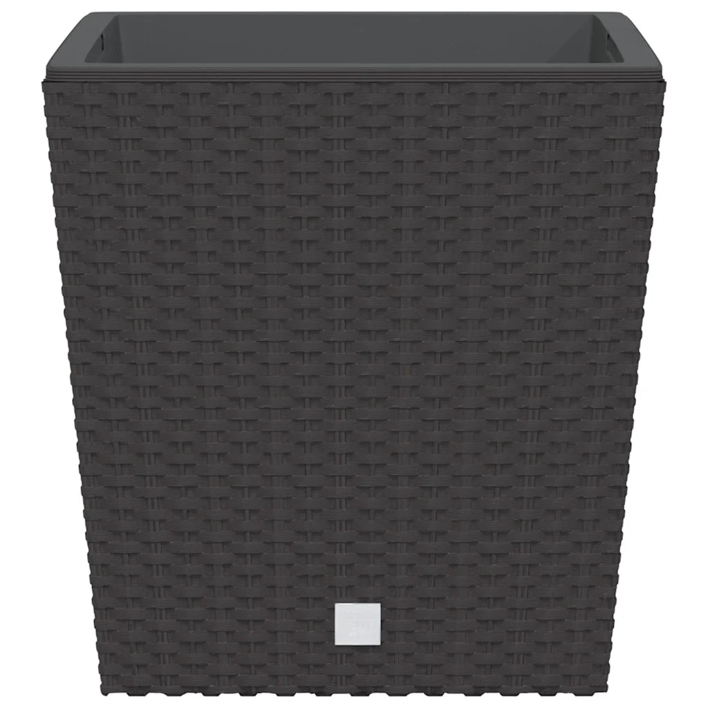 Fioriera con Interno Rimovibile Marrone 21 / 32 L PP Rattan 364679