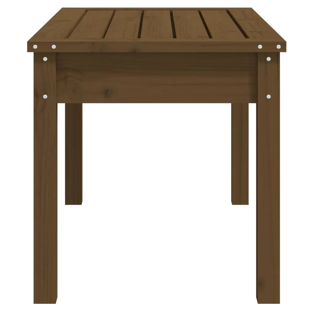 Panchina da Giardino | Panca da Giardino Ambra 80x44x45 cm Legno Massello di Pino