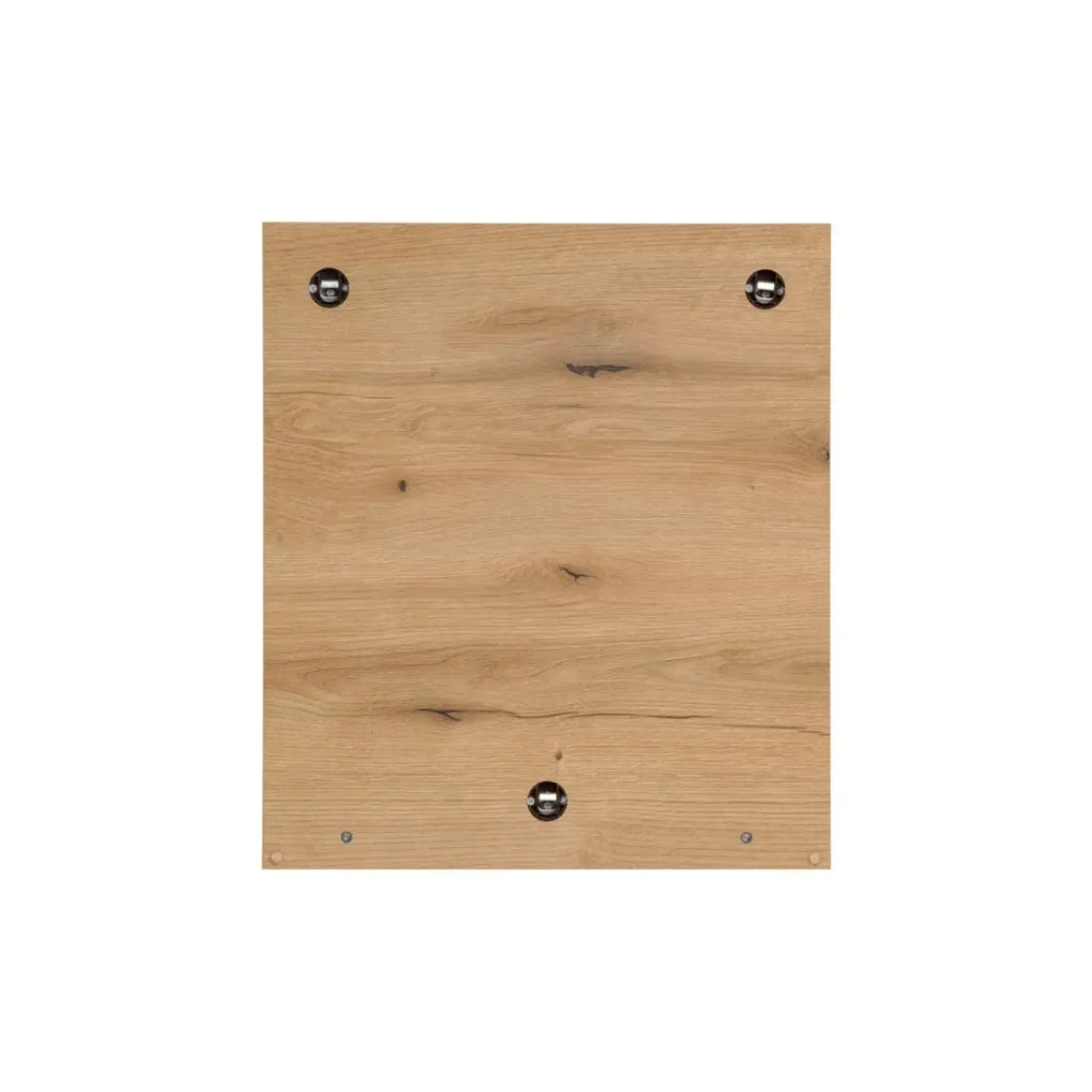 Specchio bagno rettangolare 57x50 cm con bordo contenitore