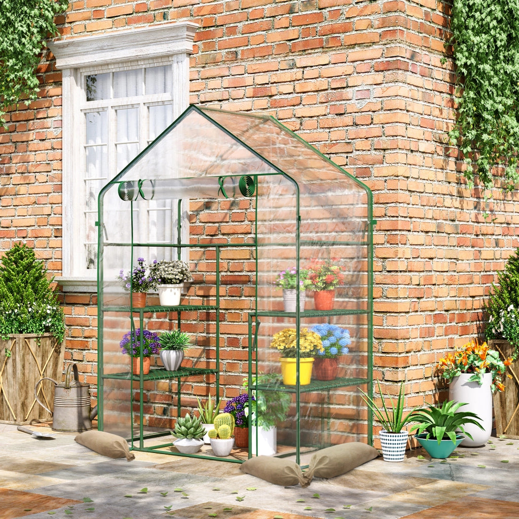 Serra da Giardino in PE ¨C zephmum ¨C Verde 142x73x195 cm