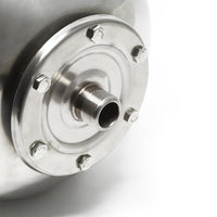 Vaso di espansione 100 l orizzontale acciaio inox per impianti idrici, sistemi autoclave, membrana EPDM