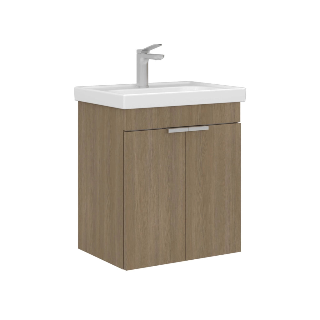Mobile lavabo "Desna 50" - 50 x 38 x 58 cm - Rovere Sonomo