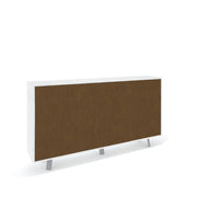 Mobile Soggiorno 3 Ante 3 Cassetti 164x41 h92cm Ossido Bianco Ruggine