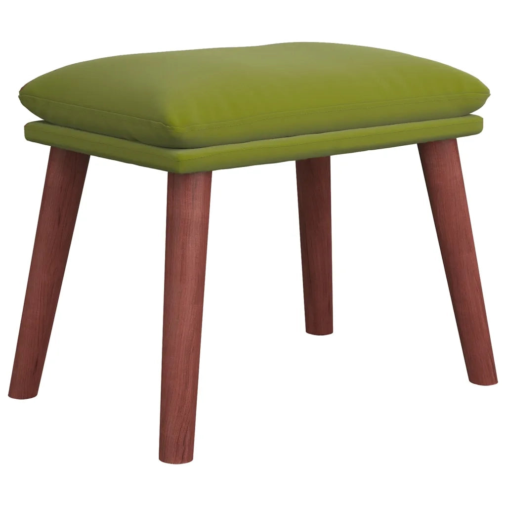 Poggiapiedi Verde Chiaro 45x29,5x35 cm in Velluto 341471