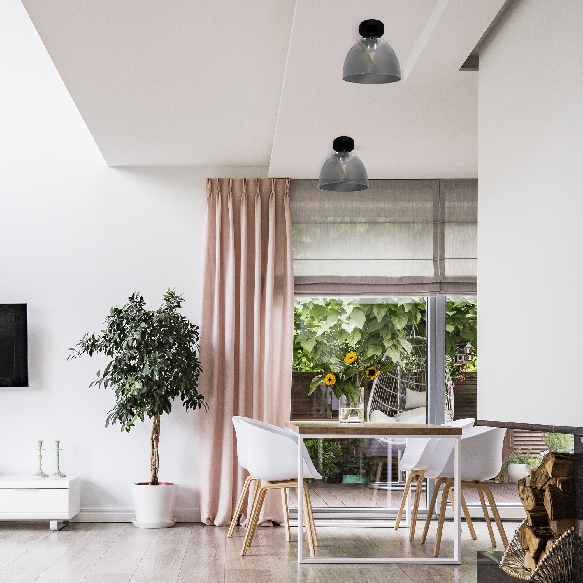 Lampada Da Soffitto APP1303-1C Black