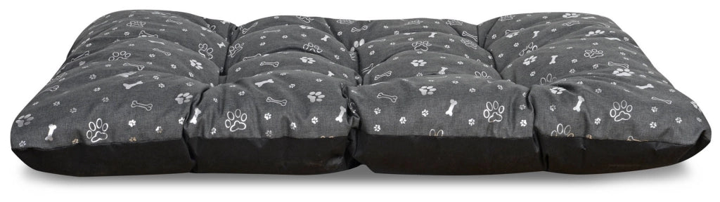 AIO FACTORY 80x60 cm PRESTIGE Letto per cani impermeabile Silver Bones