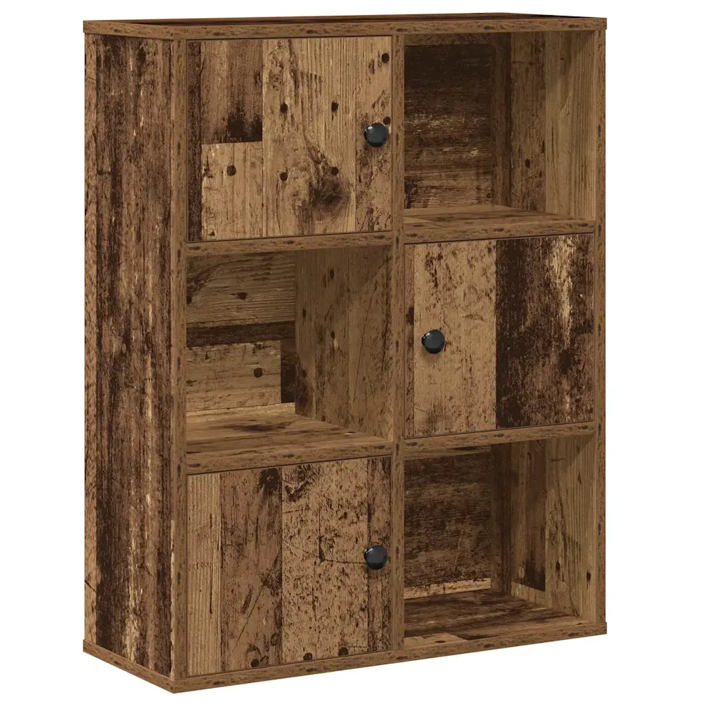 Libreria Legno Vecchio 60x24x76,5 cm in Legno Multistrato 860389