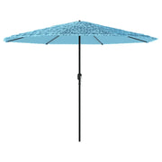 Ombrello | Parasolne Giardino con Palo in Acciaio Blu 324x324x247 cm