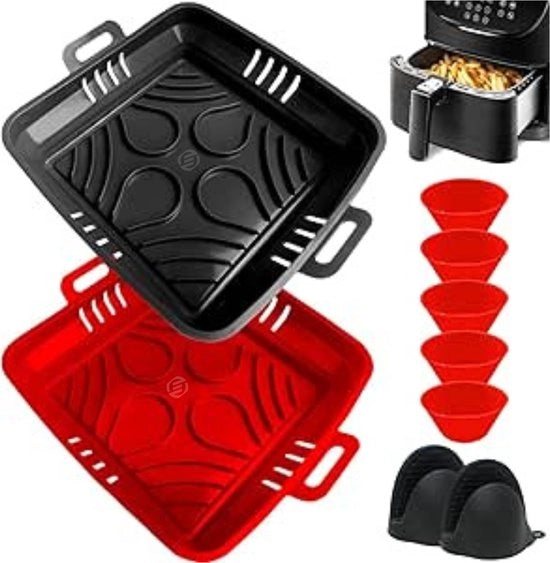 Accessori per Airfryer - Set di Accessori per Airfryer - Adatto per Fritture ad Aria Calda