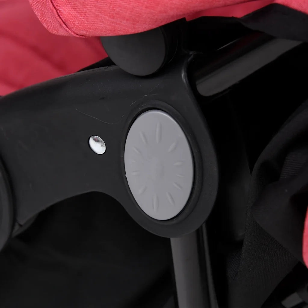 Passeggino Gemellare Rosso in Acciaio CFW8594593