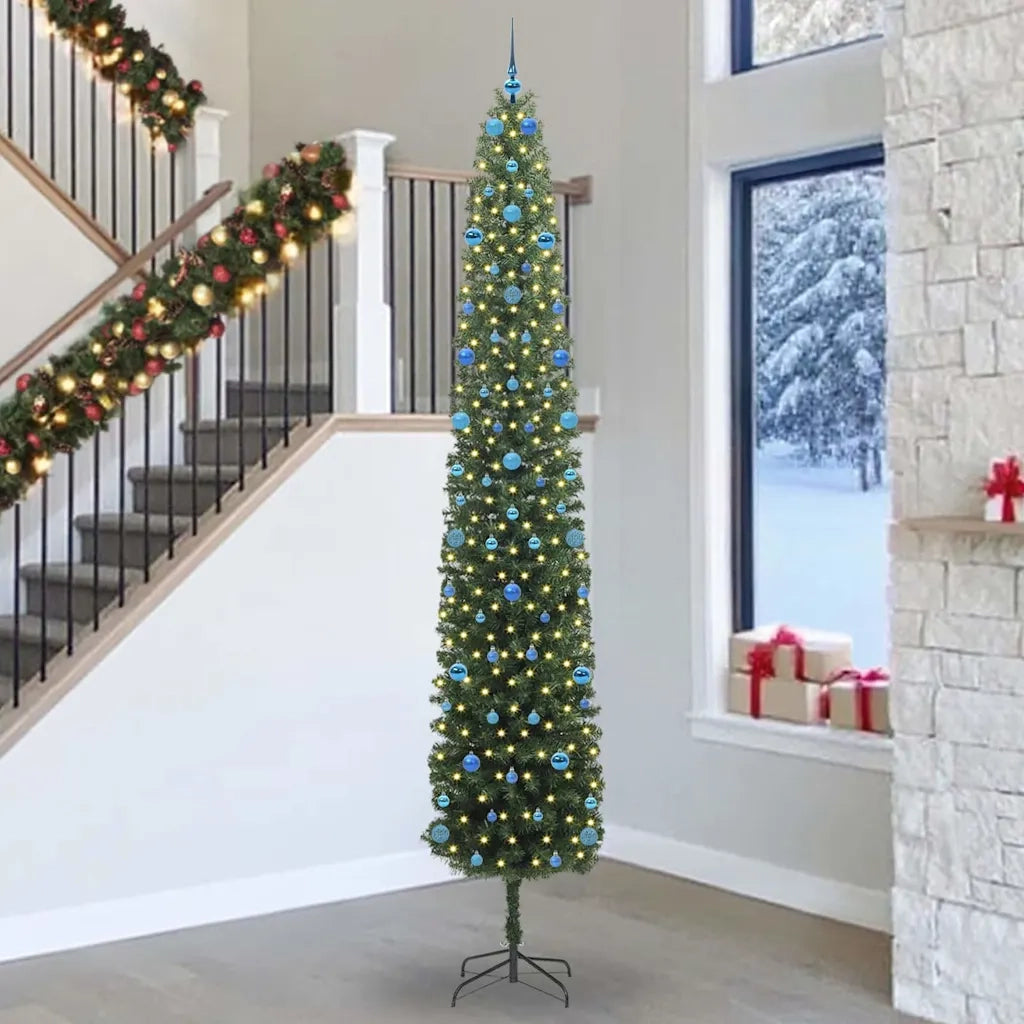 Albero di Natale artificiale con 300 LED Verde 300 cm 3394994