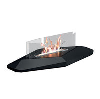 Camino a Bioetanolo da Tavolo 59,8x30,4x18 cm 1500W 0,4L Boston Nero